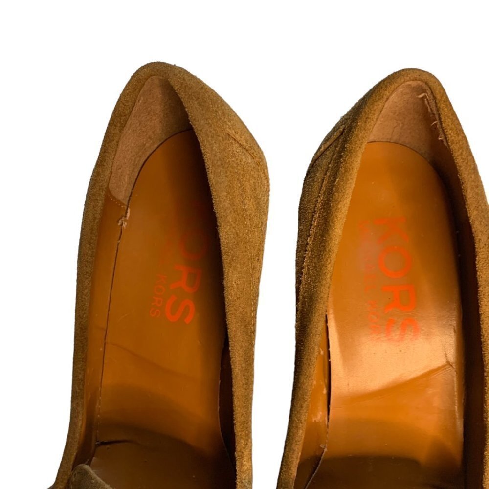 Michael Kors Brown Wedge Loafers - Picture 9 of 9